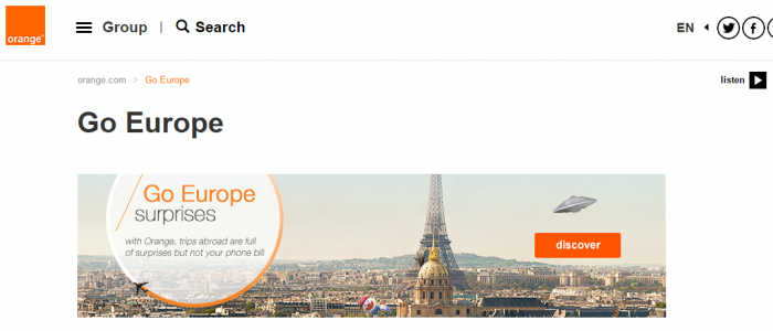 Orange Go Europe