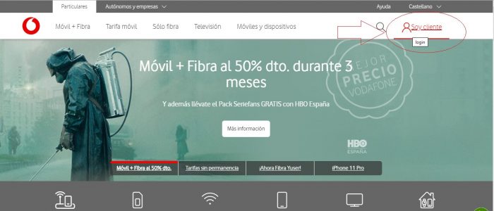 Испанский Vodafone ES Traveller настройка личного кабинета Испанский Vodafone ES Traveller настройка личного кабинета