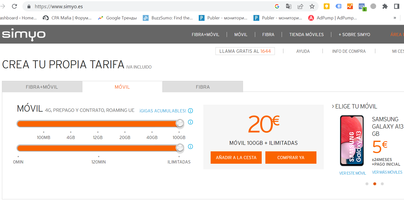 internet v ispanii simyo predoplata tarifi isim